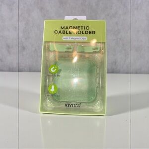 Magnetic Cable Holder - Green